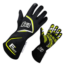 Load image into Gallery viewer, Gloves Flight Large Black-Flo Yellow