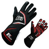 Gloves Flight Large Black-Red