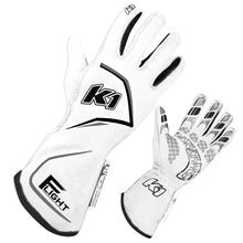 Load image into Gallery viewer, Gloves Flight Medium White