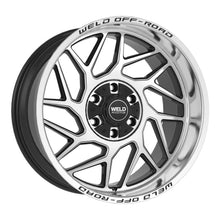 Load image into Gallery viewer, WELD Off-Road 22x12 Fulcrum 6x135 6x139.7 ET-44 BS4.75 Gloss BLK MACH 106.1 Wheel