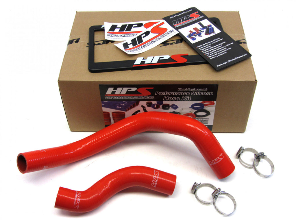 HPS Red Reinforced Silicone Radiator Hose Kit Coolant for Nissan 89-98 240SX w/ SR20DET