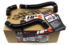 Load image into Gallery viewer, HPS Black Reinforced Silicone Radiator Hose Kit Coolant for Scion 04-07 xB