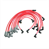 9mm Ignition Wire Set; 45 Deg. Boot; Red;