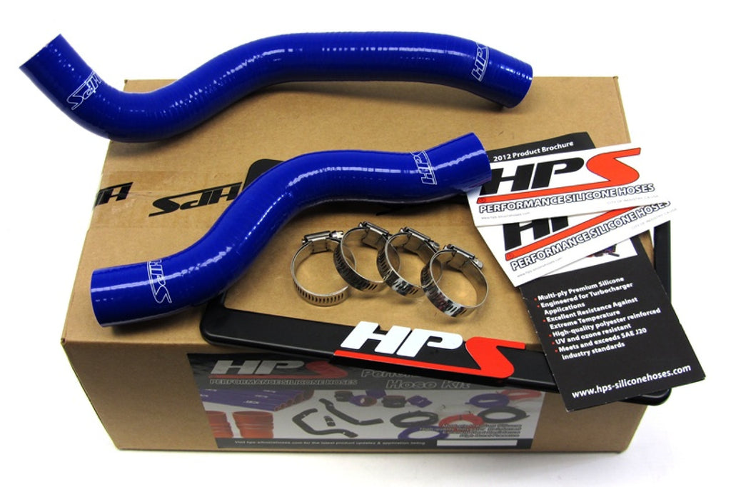 HPS Blue Reinforced Silicone Radiator Hose Kit Coolant for Honda 12-15 Civic Non Si 1.8L