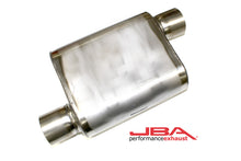 Load image into Gallery viewer, JBA Performance Chambered 3&quot; Muffler 304 SS Offset/Offset