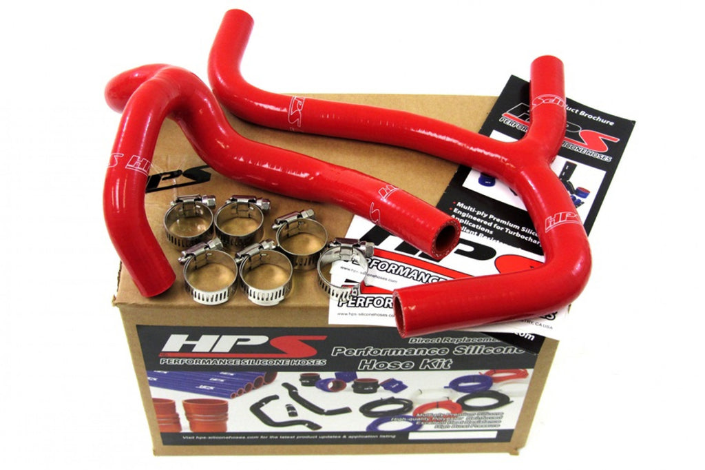 HPS Red Reinforced Silicone Radiator Hose Kit Coolant for Honda 03-04 CRF450R