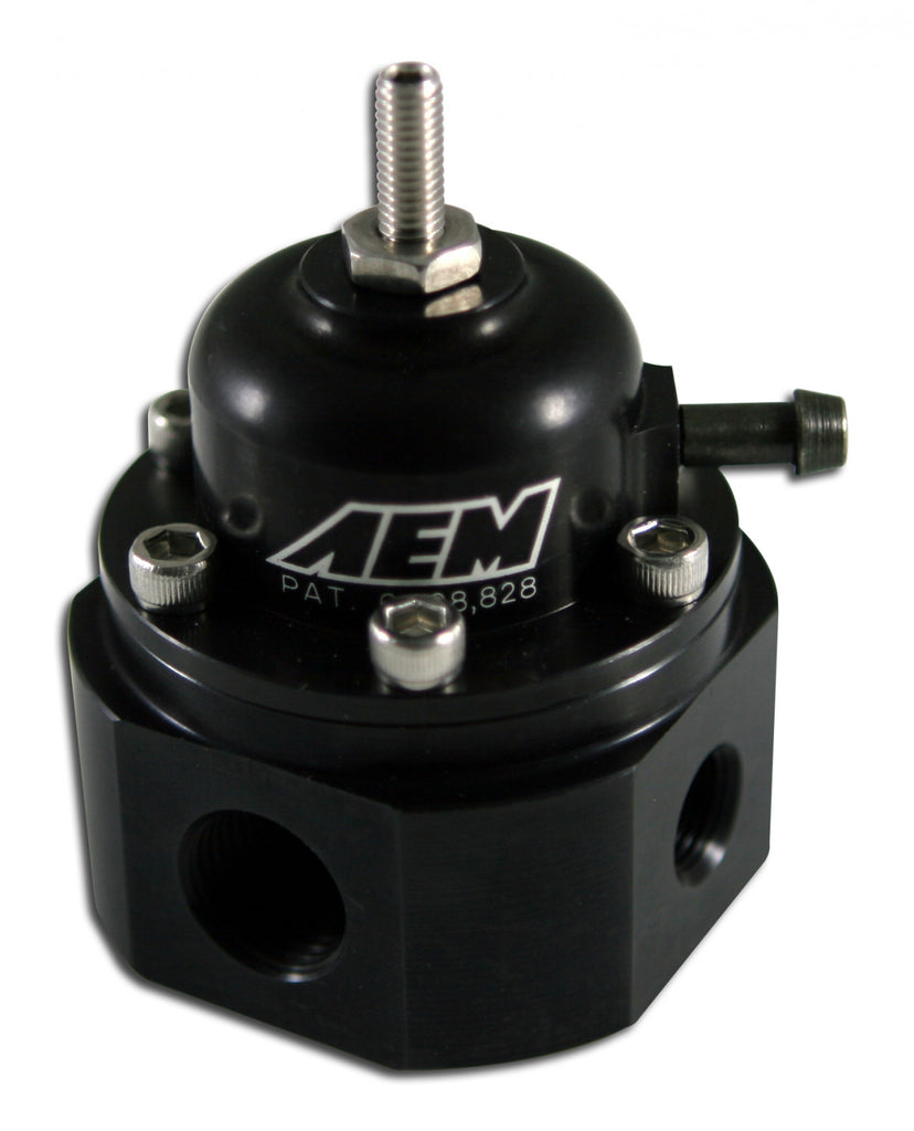DUPLICATE AEM Universal Adjustable Fuel Pressure Regulator Black