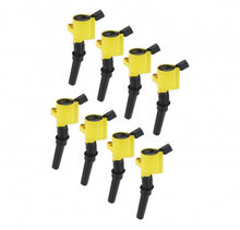 Load image into Gallery viewer, ACCEL Ignition Coil - SuperCoil - 1998-2008 Ford 4.6L/5.4L/6.8L 2-valve modular engines - Yellow - 8-Pack