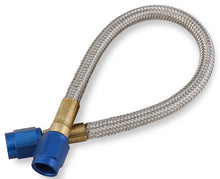 Load image into Gallery viewer, Braided Hose - 3an Blue Fittings 8.5in Long