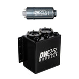 Deatschwerks 2.5L modular surge tank, universal. Includes 1 250iL In-line Fuel Pump