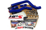 HPS Blue Reinforced Silicone Radiator Hose Kit for Kawasaki 05-08 KX250