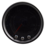 GAUGE; BOOST; 2 1/16in.; 35PSI; STEPPER MOTOR W/PEAK/WARN; BLK/SMOKE/BLK; SPEK