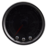 GAUGE; BOOST; 2 1/16in.; 60PSI; STEPPER MOTOR W/PEAK/WARN; BLK/SMOKE/BLACK; SPEK