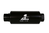 Aeromotive Filter, In-Line, 10-m Microglass Element, ORB-12 Port, Black Hard-Coat, Marine, 2-1/2