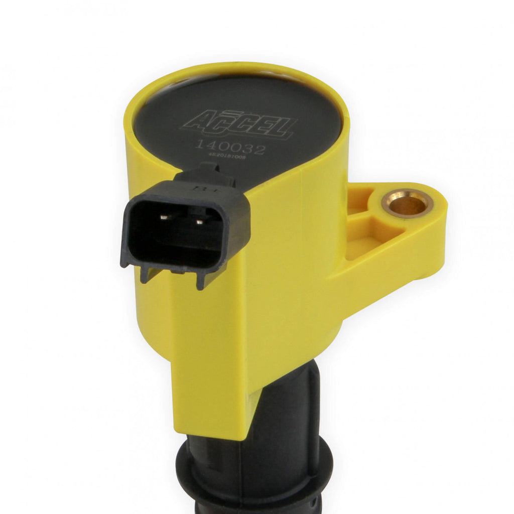 ACCEL Ignition Coil - SuperCoil - 1998-2008 Ford 4.6L/5.4L/6.8L 2-valve modular engines - Yellow - Individual