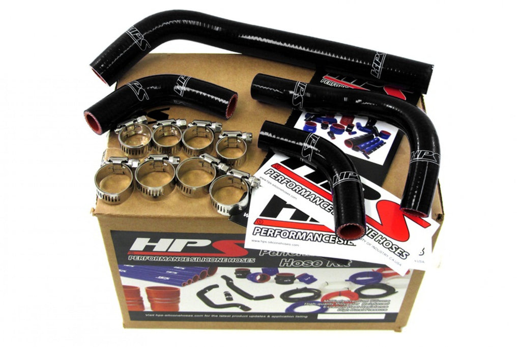 HPS Black Reinforced Silicone Radiator Hose Kit Coolant for Honda 04-09 CRF250X