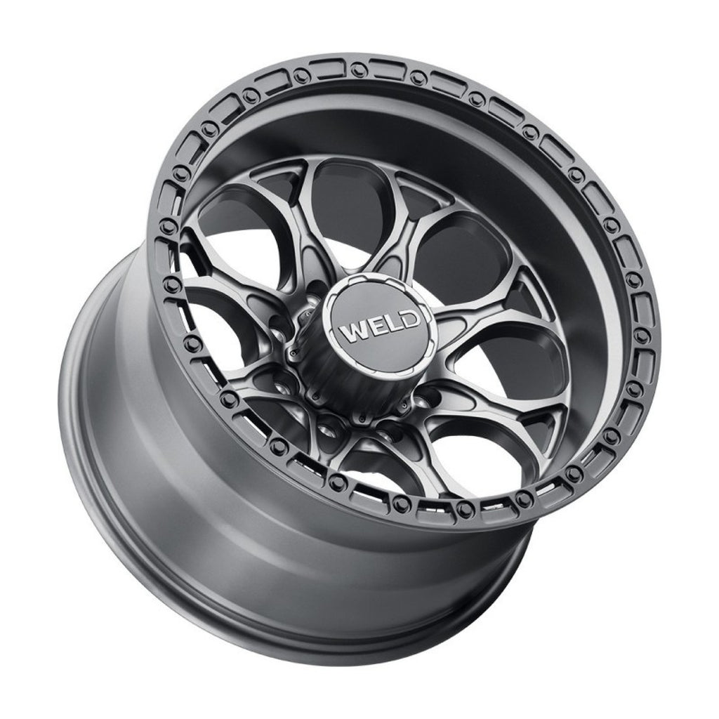 WELD Off-Road 20x9 LedgeSix 6x135  ET00 BS5.00 Satin GUN / BLK Ring 87.1 Wheel