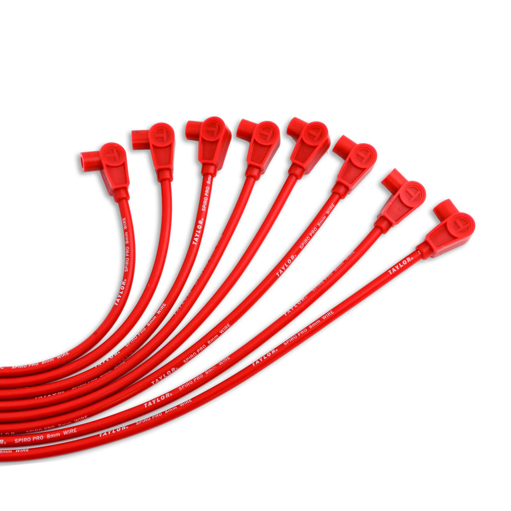 Taylor Cable 8mm Spiro-Pro univ 8 cyl 90 red