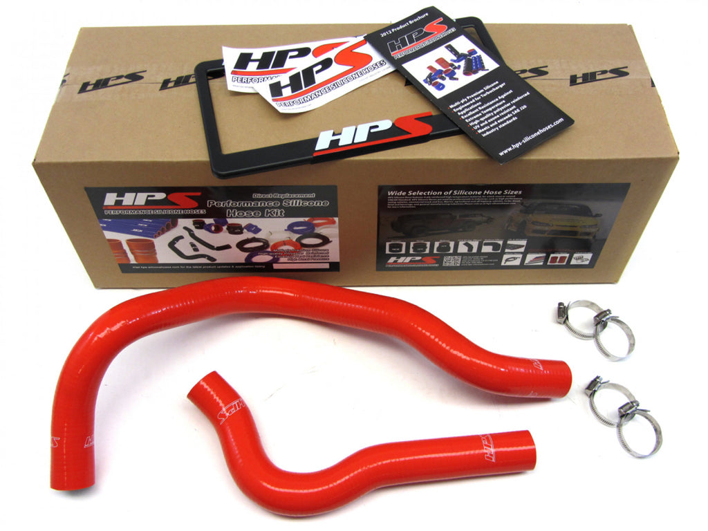 HPS Red Reinforced Silicone Radiator Hose Kit Coolant for Honda 99-00 Civic Si