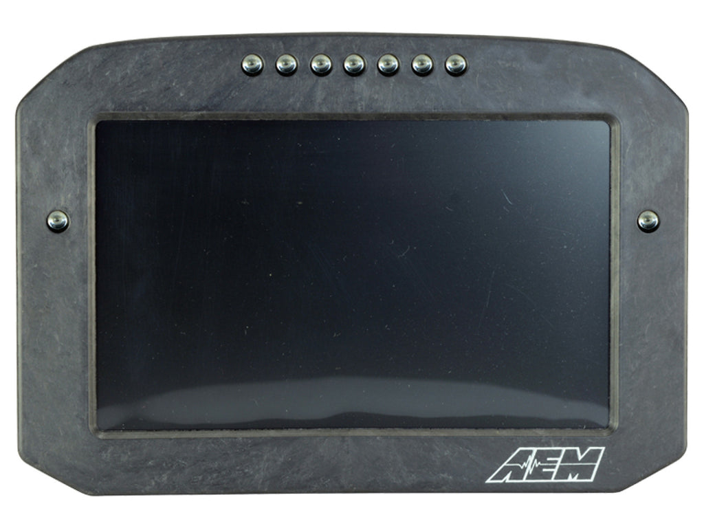 AEM CD-7 Carbon Flat Panel Digital Racing Dash Display - Logging / GPS Enabled