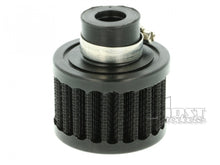 Load image into Gallery viewer, BOOST Products Crankcase Breather Filter with 19/32&quot; ID Connection, Black