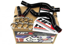 Load image into Gallery viewer, HPS Black Reinforced Silicone Radiator Hose Kit Coolant for Suzuki 01-11 RM250