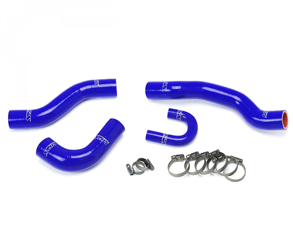 HPS 89 - 95 Toyota 4Runner, Pickup High Temp Reinforced Silicone Radiator Hose Kit Coolant OEM Replacement - Blue