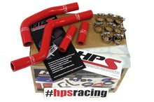 Load image into Gallery viewer, HPS Red Reinforced Silicone Radiator Hose Kit for Yamaha 02-18 YZ125 2 Stroke