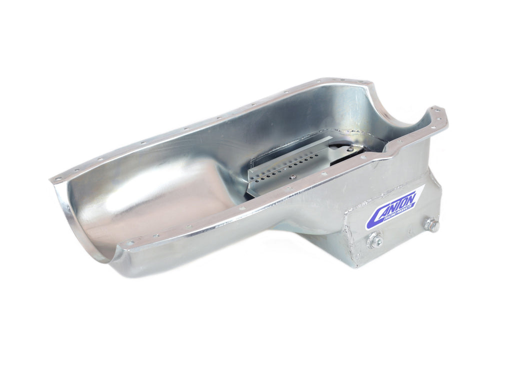 Canton 15-502 Oil Pan Oldsmobile 307-455 Street Road and Drag Race Pan Baffled