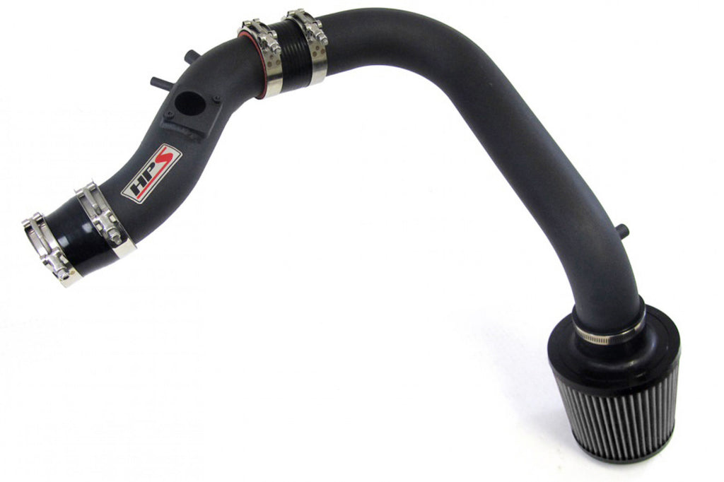 HPS Black Cold Air Intake Kit (Converts to Shortram) Cool Long Ram CAI 837-513WB