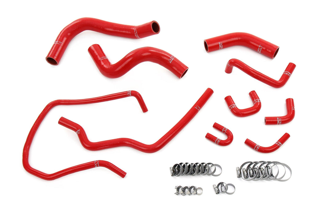 HPS Performance Infiniti 2004-2010 QX56 5.6L V8 Silicone Hose Kit - Red