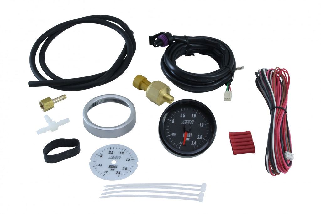 AEM Analog Boost Metric Gauge -1-24Bar