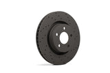 Talon Cross Drilled And Slotted Brake Rotors; Front; Code BRY;