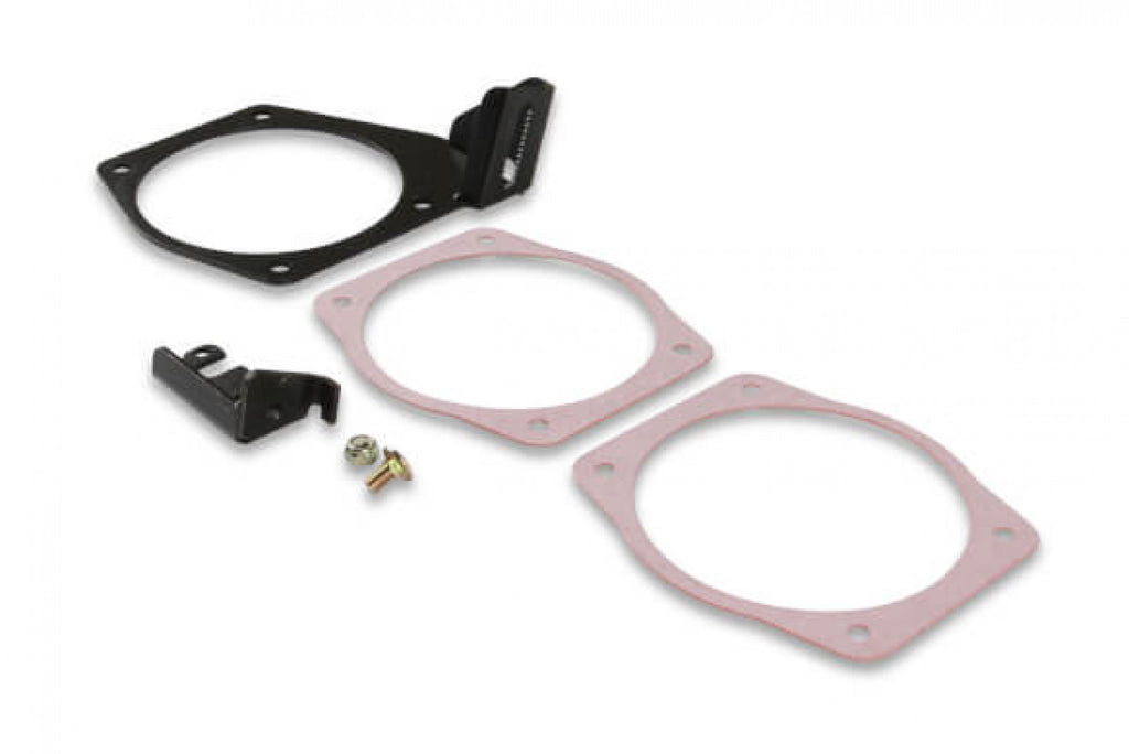 Holley EFI Cable Bracket for 105mm Throttle Bodies on Factory or FAST Brand car style intakes