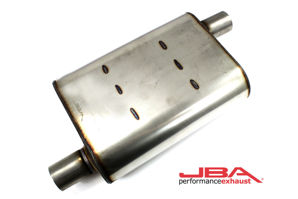 JBA Performance Chambered 2" Muffler 304 SS Offset/Offset