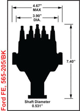 Load image into Gallery viewer, Holley EFI Dual Sync Ford FE Distributor