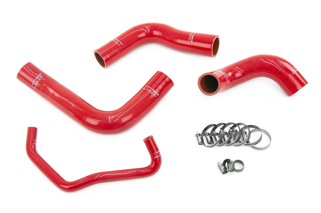 HPS Red Reinforced Silicone Radiator Hose Kit Coolant for Lexus 18-21 RC300 AWD 3.5L V6