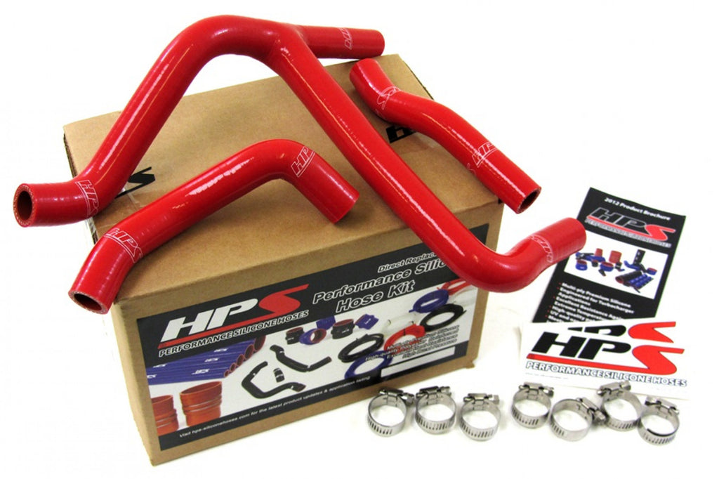 HPS Red Reinforced Silicone Radiator Hose Kit Coolant for Suzuki 10-11 RMZ250