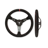 Longacre Suede Dished Steering Wheel - 15