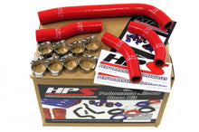 Load image into Gallery viewer, HPS Red Reinforced Silicone Radiator Hose Kit Coolant for Honda 10-13 CRF250R