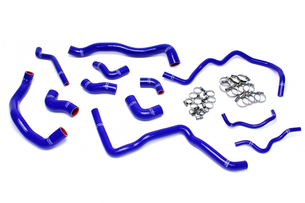 HPS Reinforced Blue Silicone Radiator   Heater Hose Kit Coolant for Volkswagen 06-08 EOS 2.0T Turbo FSI Left Hand Drive