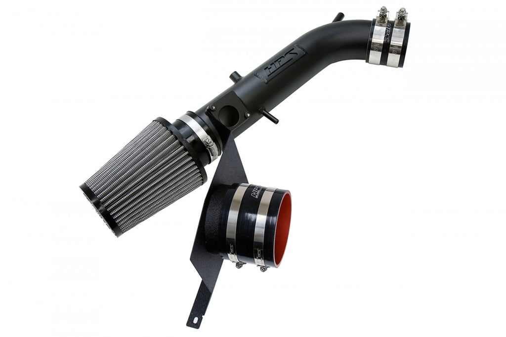 HPS Black Short Ram Air Intake Kit   Heat Shield Shortram Cool SRI 827-590WB