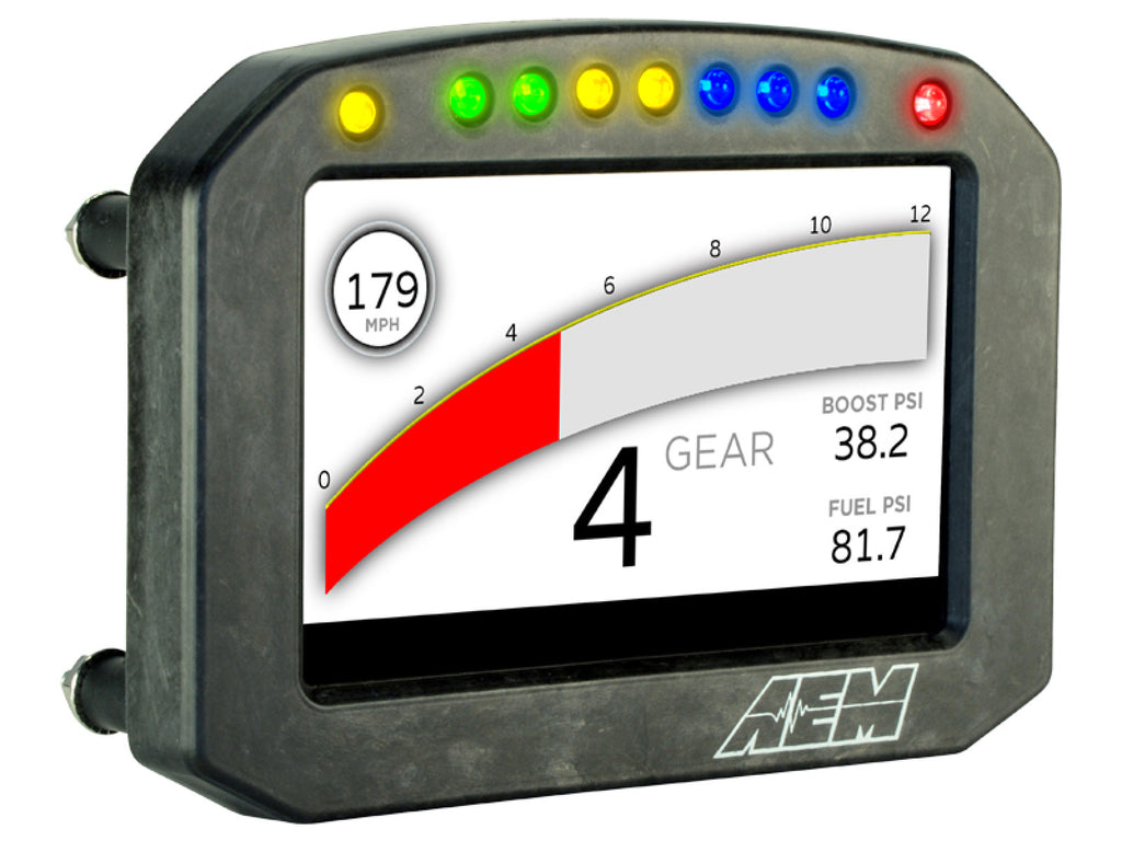 AEM CD-5 Carbon Flat Panel Digital Racing Dash Display - Logging / Non-GPS