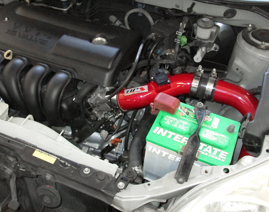 HPS Red Cold Air Intake Kit (Converts to Shortram) Cool Long Ram CAI 837-513R