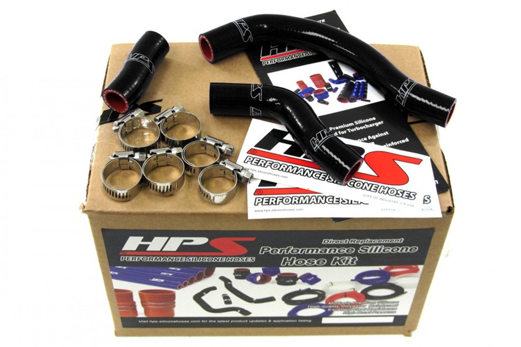 HPS Black Reinforced Silicone Radiator Hose Kit Coolant for KTM 07-10 450SXF