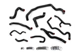 HPS Performance Mini 2011-2015 Cooper 1.6L Turbo (N18) Auto Trans Silicone Hose Kit - Black