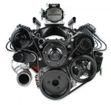 Holley Premium Black Mid-Mount LS7 Complete Accessory System - Dry Sump