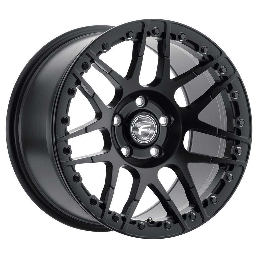 Forgestar 15x10 F14 Beadlock 5x115 ET22 BS6.4 Satin BLK 78.1 Wheel