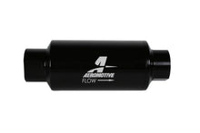 Load image into Gallery viewer, Aeromotive Filter, In-Line, 10-m Microglass Element, ORB-10 Port, Bright-Dip Black, 2&quot; OD