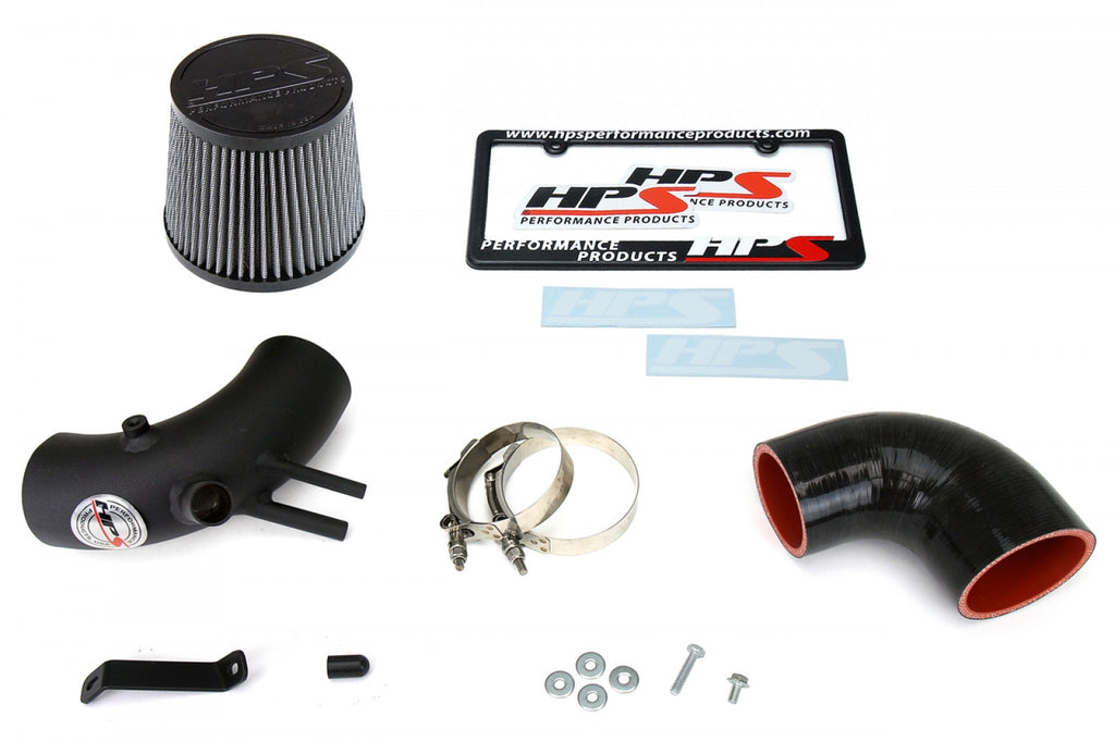 HPS Performance Black Shortram Air Intake for 13-14 Hyundai Genesis Coupe Turbo